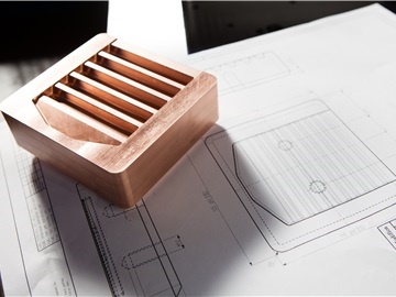 Cube Comb CuBe-combs for air venting for dies for pressure die-casting